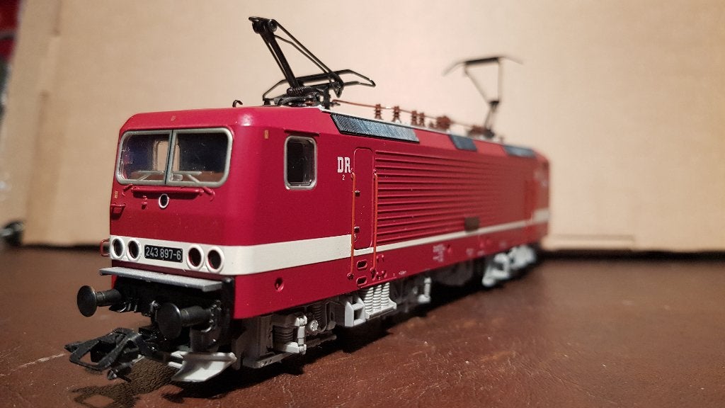 Märklin 3743 Elektrische locomotief BR 243 van de DR, Wisselstroom, Locomotief, Ophalen of Verzenden, Zo goed als nieuw