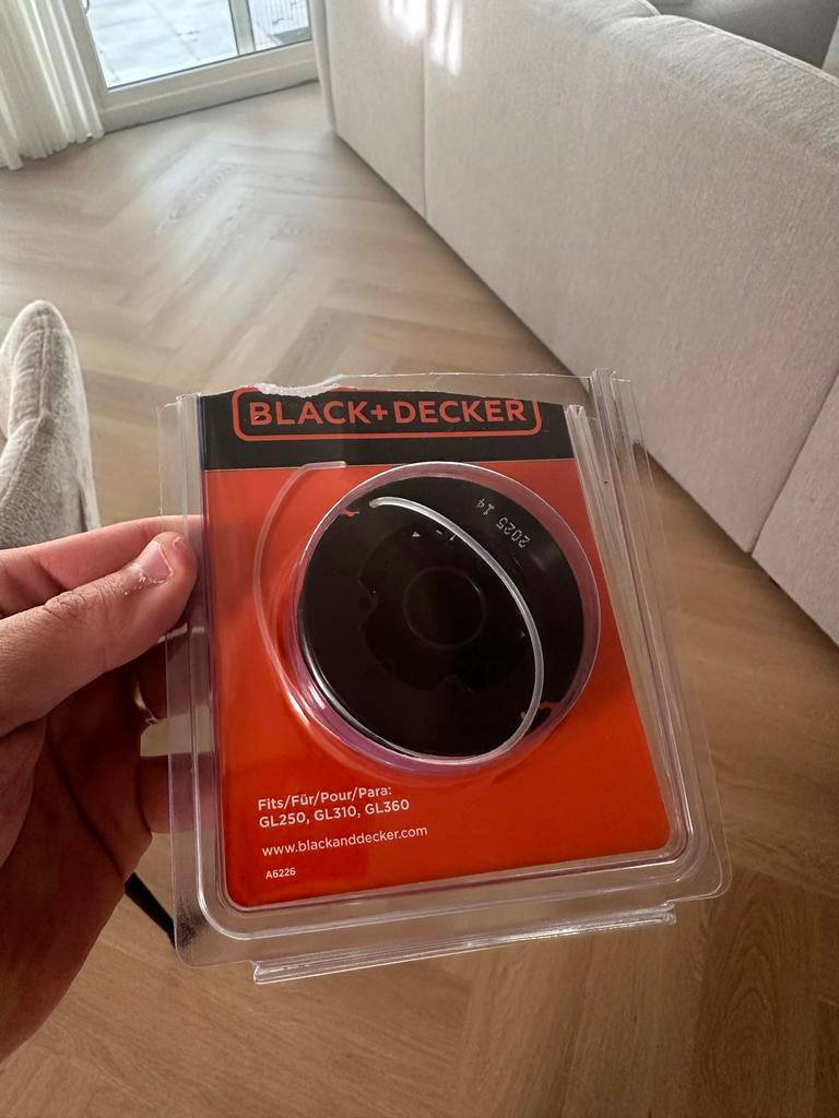 Nieuwe Black+Decker strimmerspoel (A6226), Tuin en Terras, Ophalen of Verzenden, Nieuw