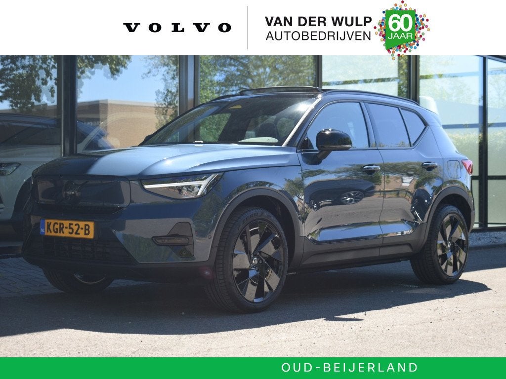 Volvo EX40 Twin Performance Ultra Black Edition 442Pk/82kWh, Auto's, 0 cilinders, Volvo Selected Used Cars, 82 kWh, Blauw
