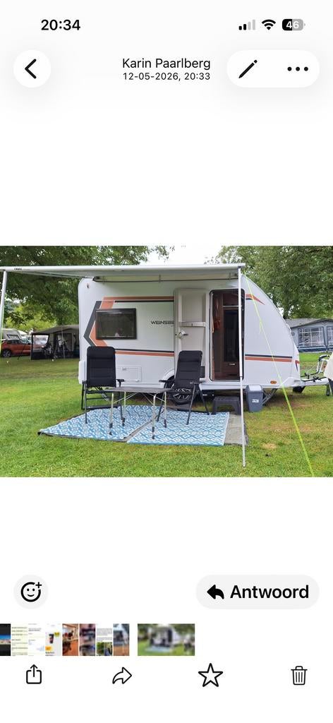 Thule Omnistor zak luifel 3 meter breed 2,50 meter uitval, Caravans en Kamperen, Voortenten en Luifels, Ophalen, Zo goed als nieuw