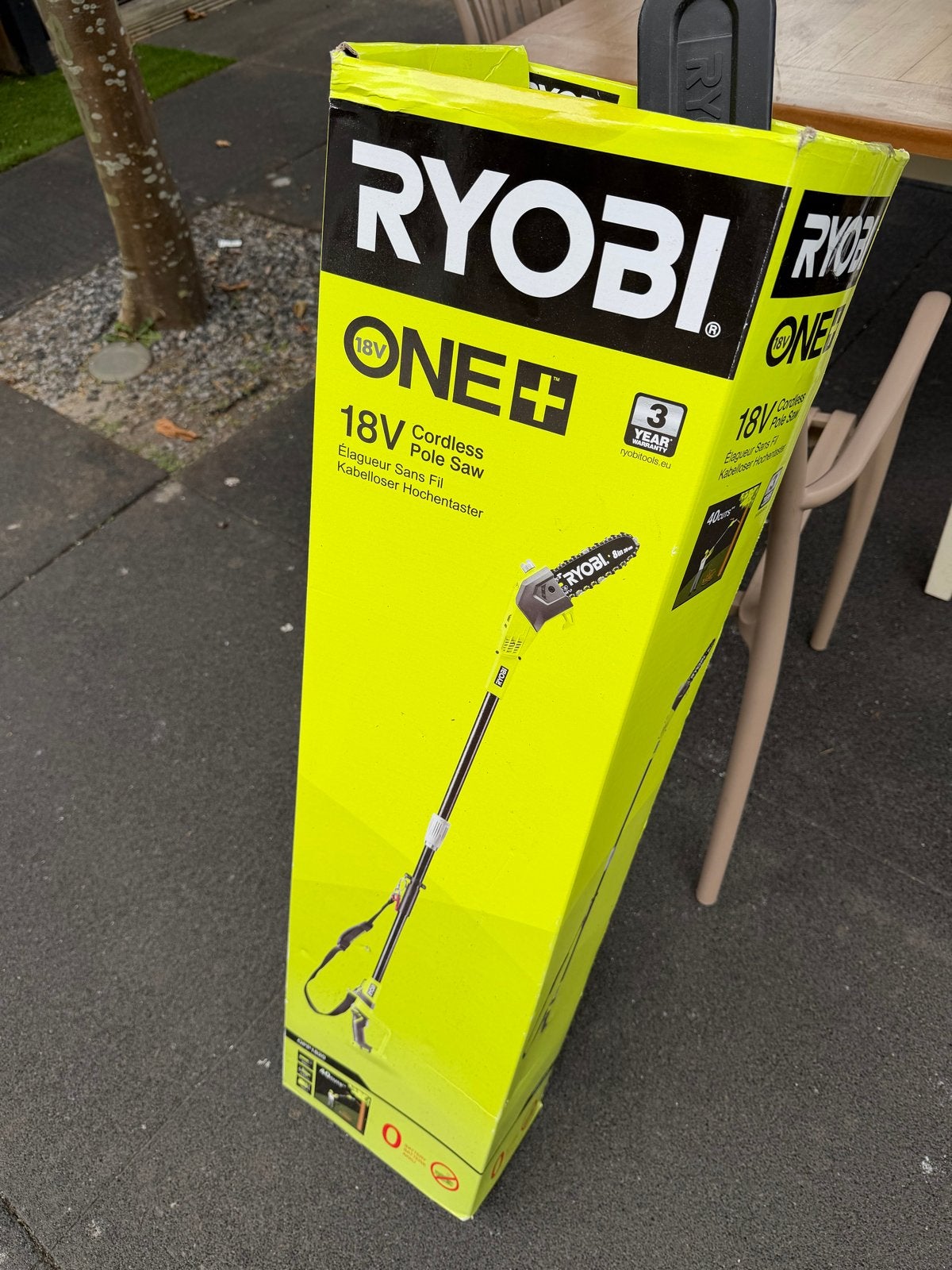 Ryobi Telescopische Snoeizaag - Zo goed als nieuw, Ophalen of Verzenden, Zo goed als nieuw, 20 t/m 29 mm