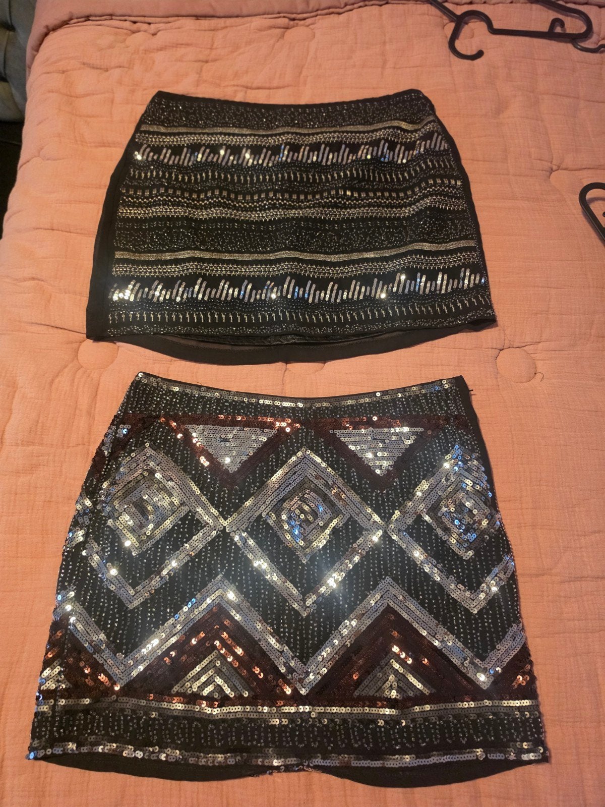 2 H&M rokjes met pailletten xl, Ophalen of Verzenden