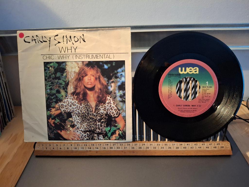 Carly Simon-Why(883) 1 euro vaste prijs, 7 inch, Single, Ophalen of Verzenden, Zo goed als nieuw