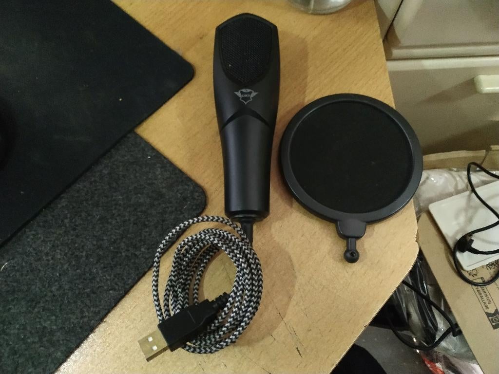 Trust GXT 232 Mantis Streaming Microphone, Ophalen of Verzenden, Gebruikt, Studiomicrofoon