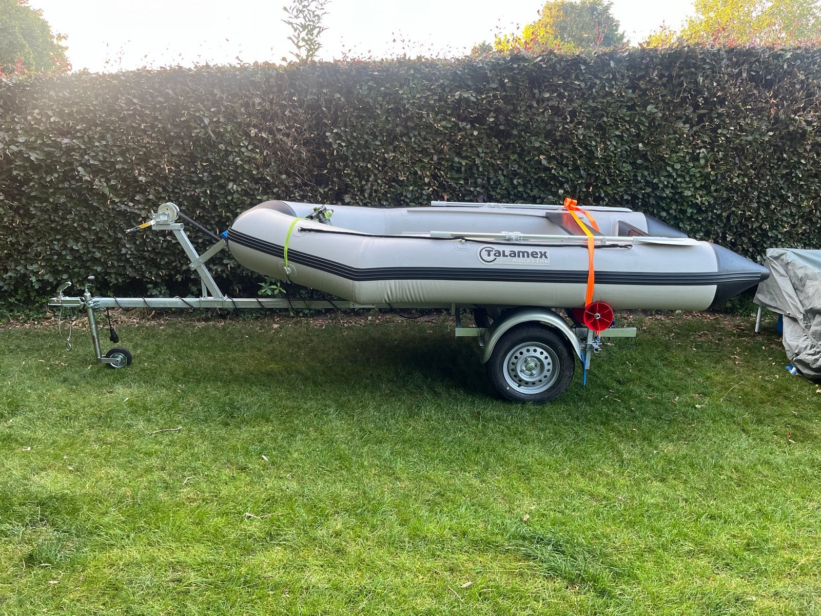 Talamex rubberboot 3,50 met trailer (zonder motor), Watersport en Boten, Rubberboten, Aluminium, Ophalen of Verzenden, Zo goed als nieuw