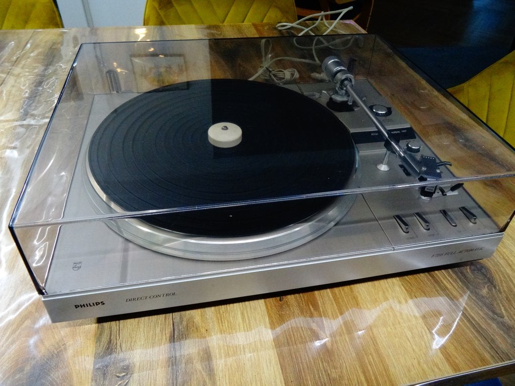 platenspeler Philips F7215 Full Automatic - Direct Control, Ophalen, Philips, Pitch-regelaar, Refurbished