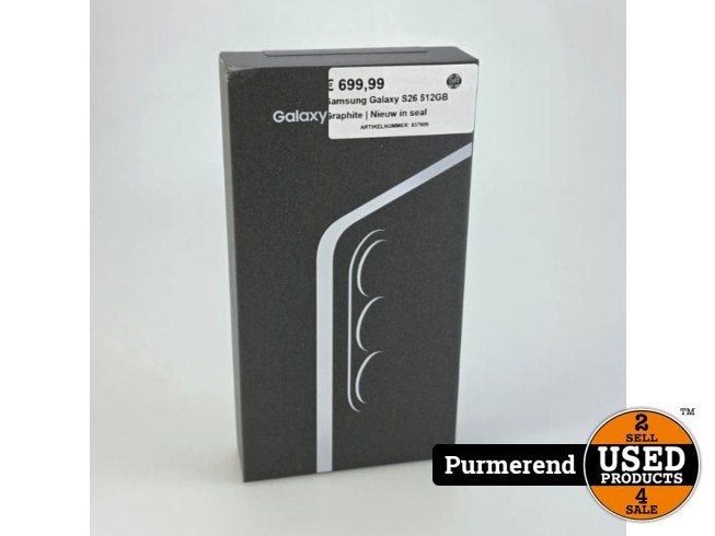 Samsung Galaxy S26 512GB Graphite | Nieuw in seal, Samsung, Nieuw, Support@Samsung.com, 129, Samsung-ro, Yeongtong-gu
Suwon-si, Gyeonggi-do 16677
South Korea