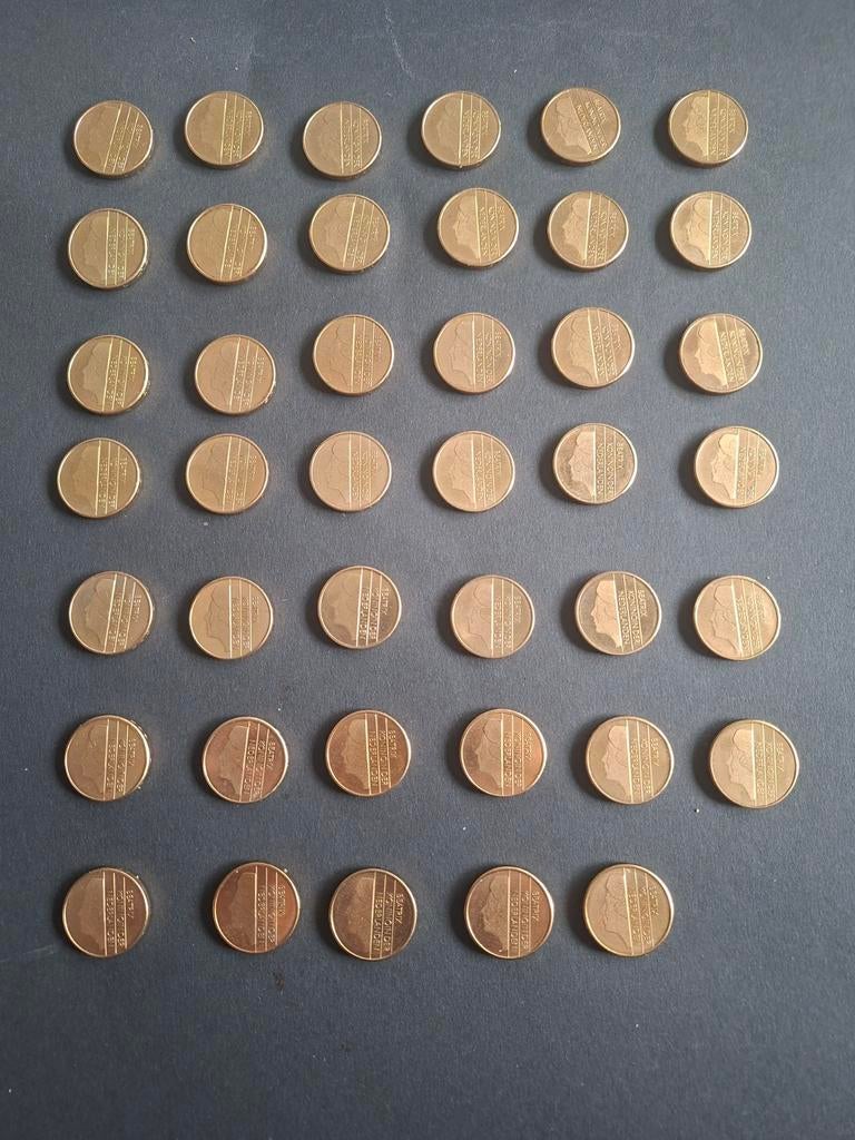 41 x 5 Gulden munten Beatrix (1992-2001), Postzegels en Munten, Munten | Nederland, Ophalen of Verzenden, Koningin Beatrix