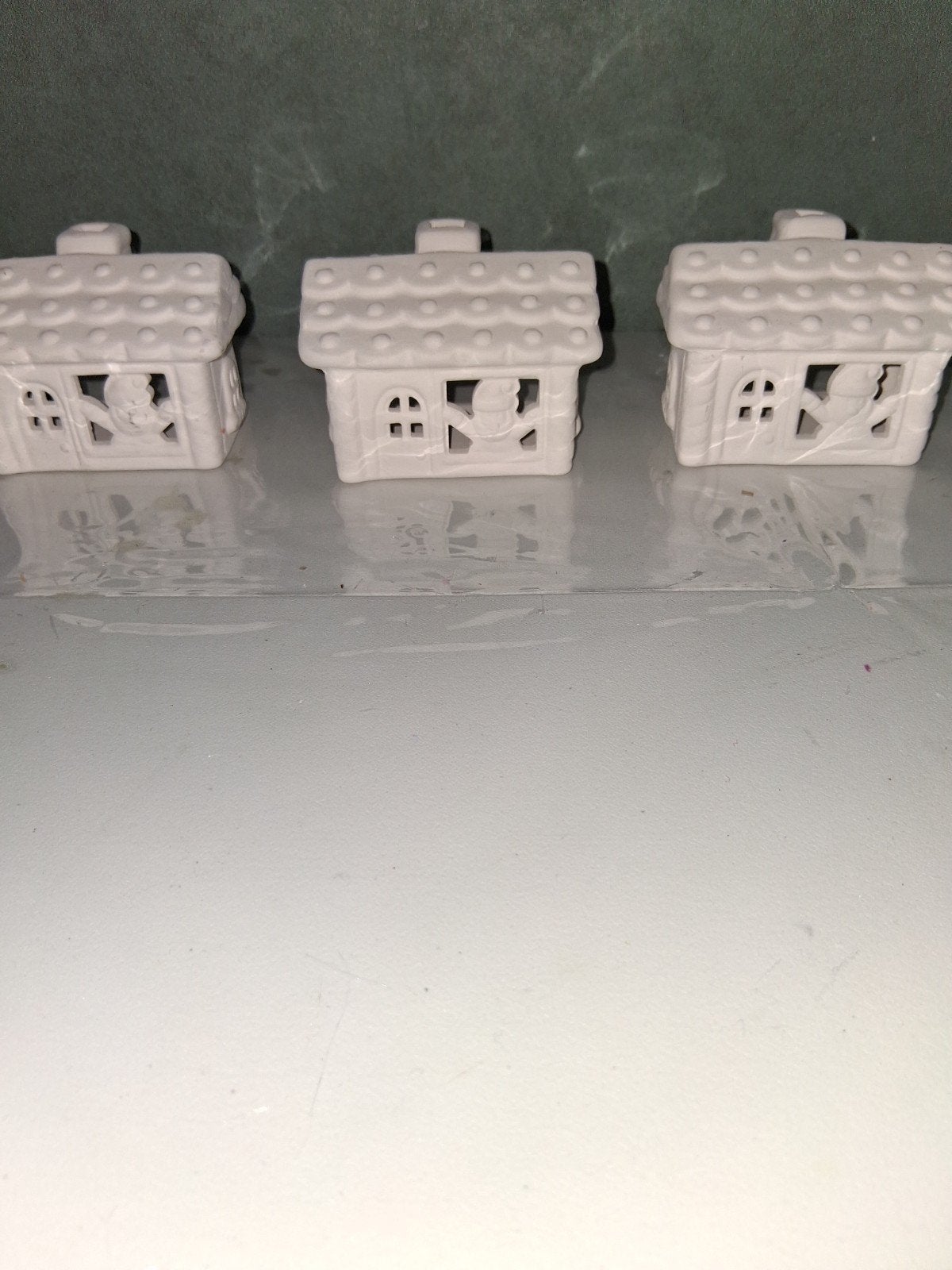 3 mini porseleinen huisjes, Ophalen of Verzenden, Nieuw