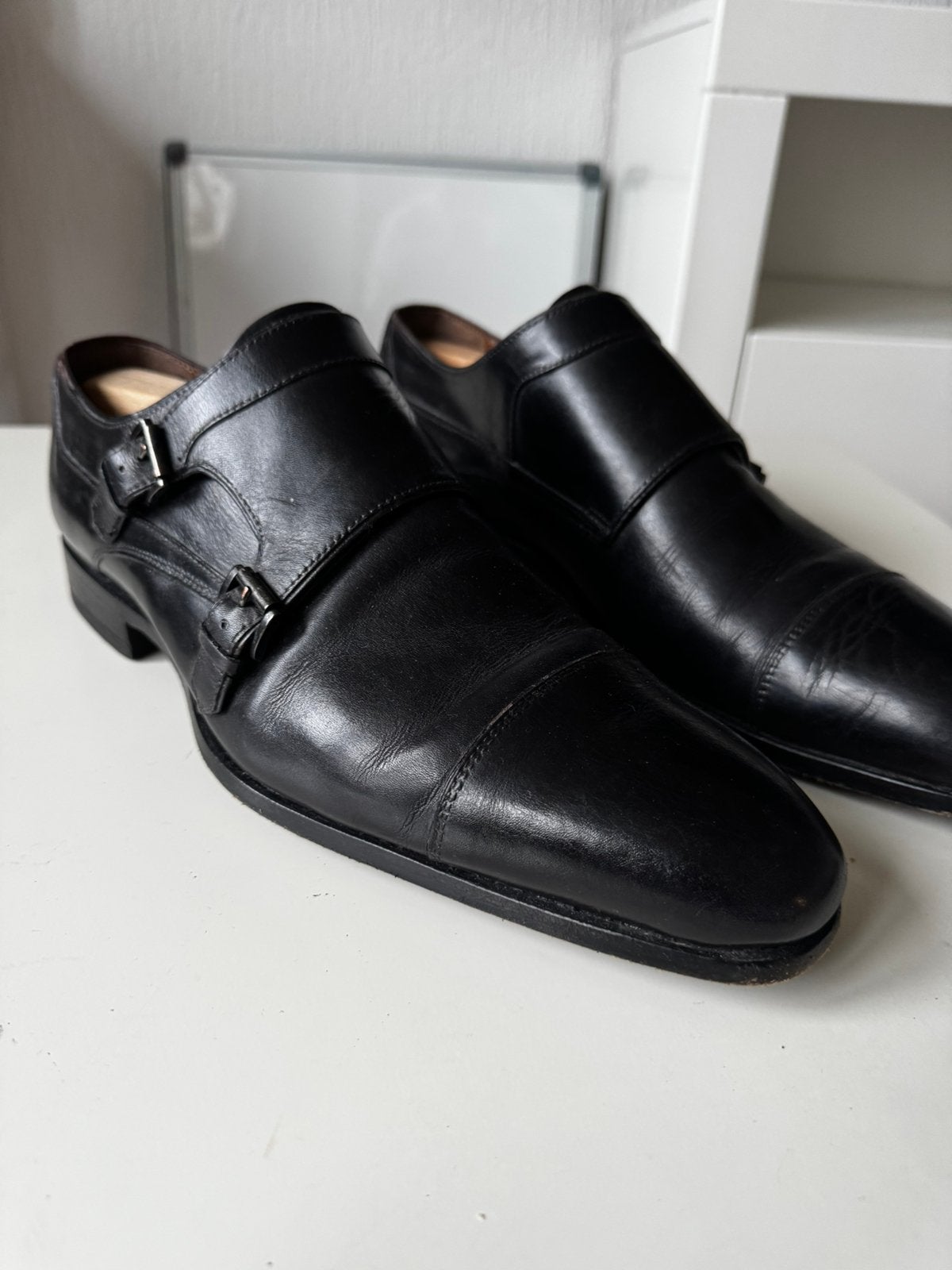 Greve gespschoen, Kleding | Heren, Schoenen, Verzenden, Zwart, Gespschoenen, Gedragen