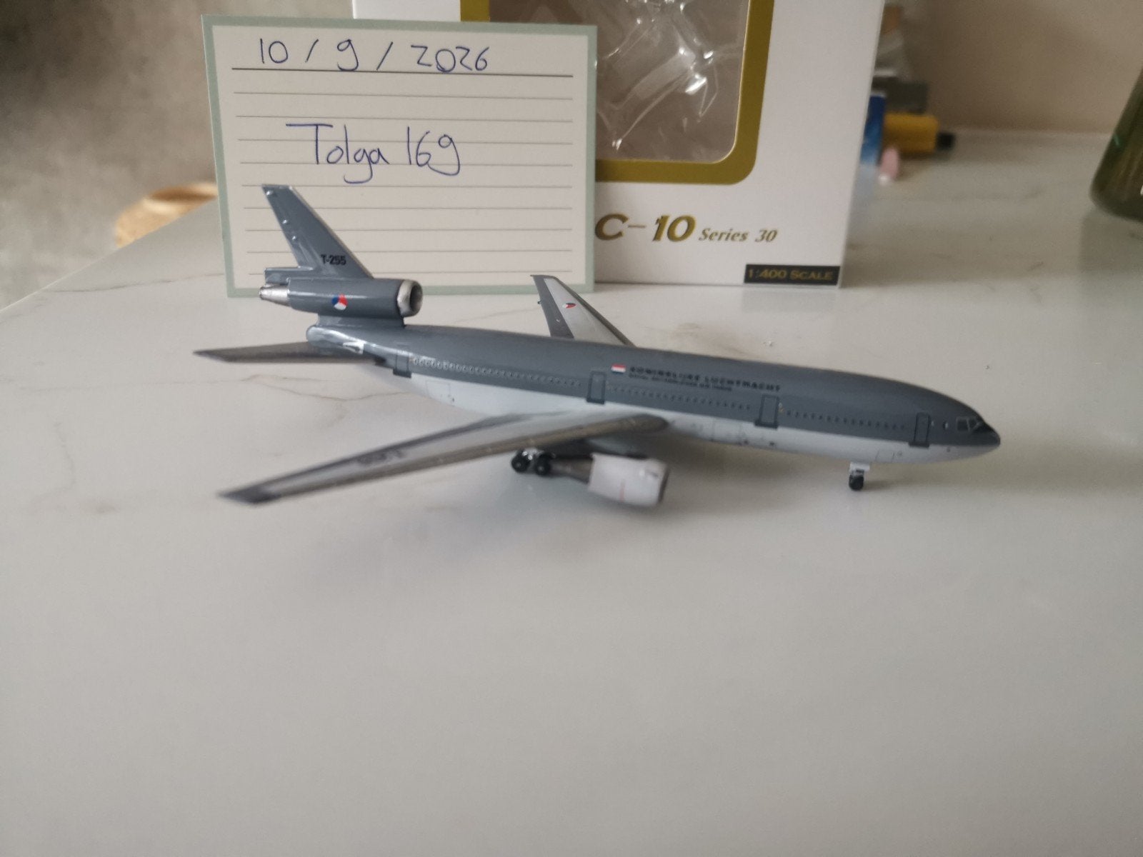 RNLAF KDC-10CF Aeroclassics 1:400 AC411123 Reg. T-255, Overige merken, 1:200 of kleiner, Nieuw, Ophalen of Verzenden