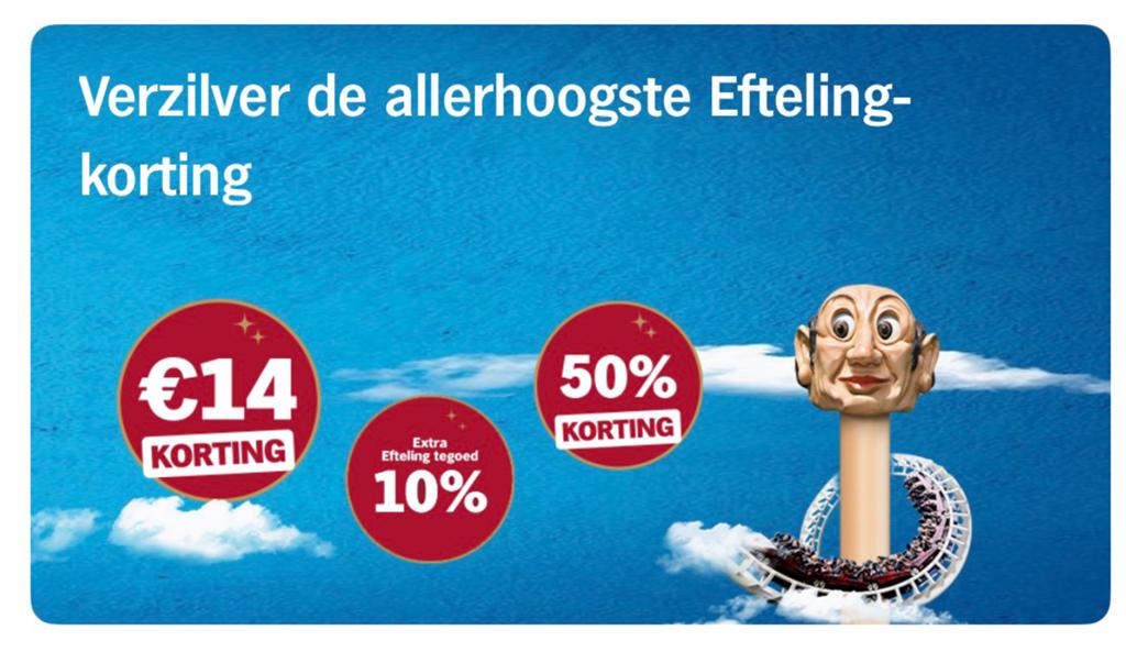 Volle kaarten Efteling spaarzegels, Tickets en Kaartjes, Drie personen of meer, Kortingsbon, Pretpark