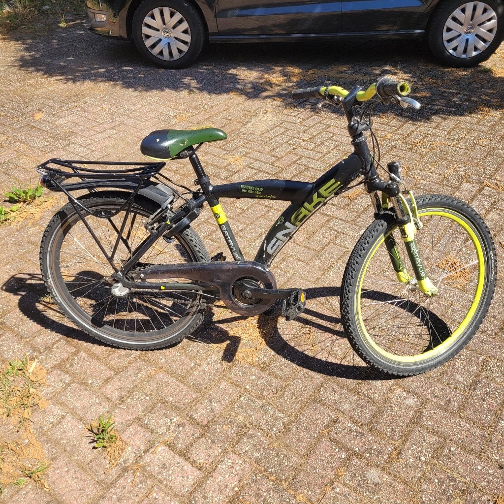 Stoere Batavus Snake jongensfiets  3 versnellingen 26 inch, Fietsen en Brommers, Fietsen | Jongens, Terugtraprem, Gebruikt, Versnellingen