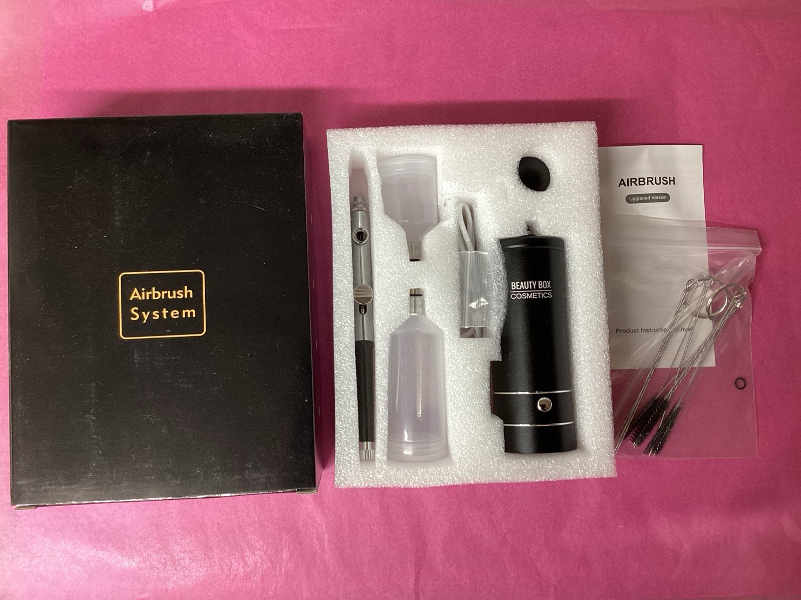 Beauty Box Cosmetics Airbrush Systeem, Gehele gezicht, Zwart, Nieuw, Ophalen of Verzenden