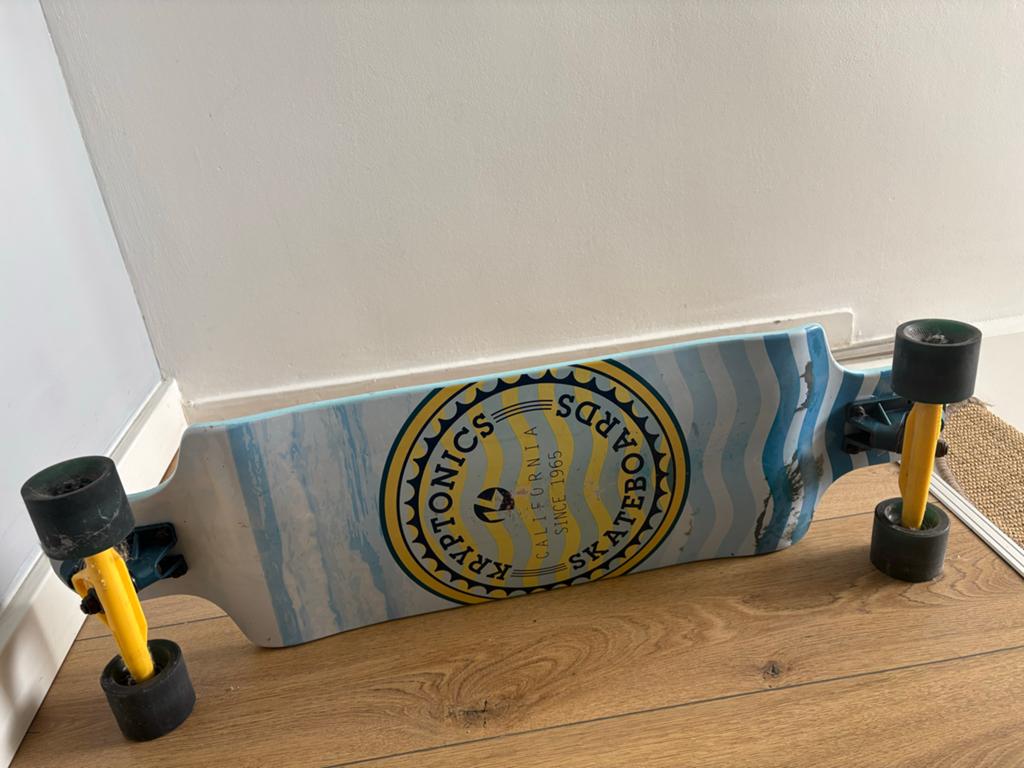 Kryptonics Longboard Skateboard - Gebruikt, Ophalen, Gebruikt, Skateboard, Longboard