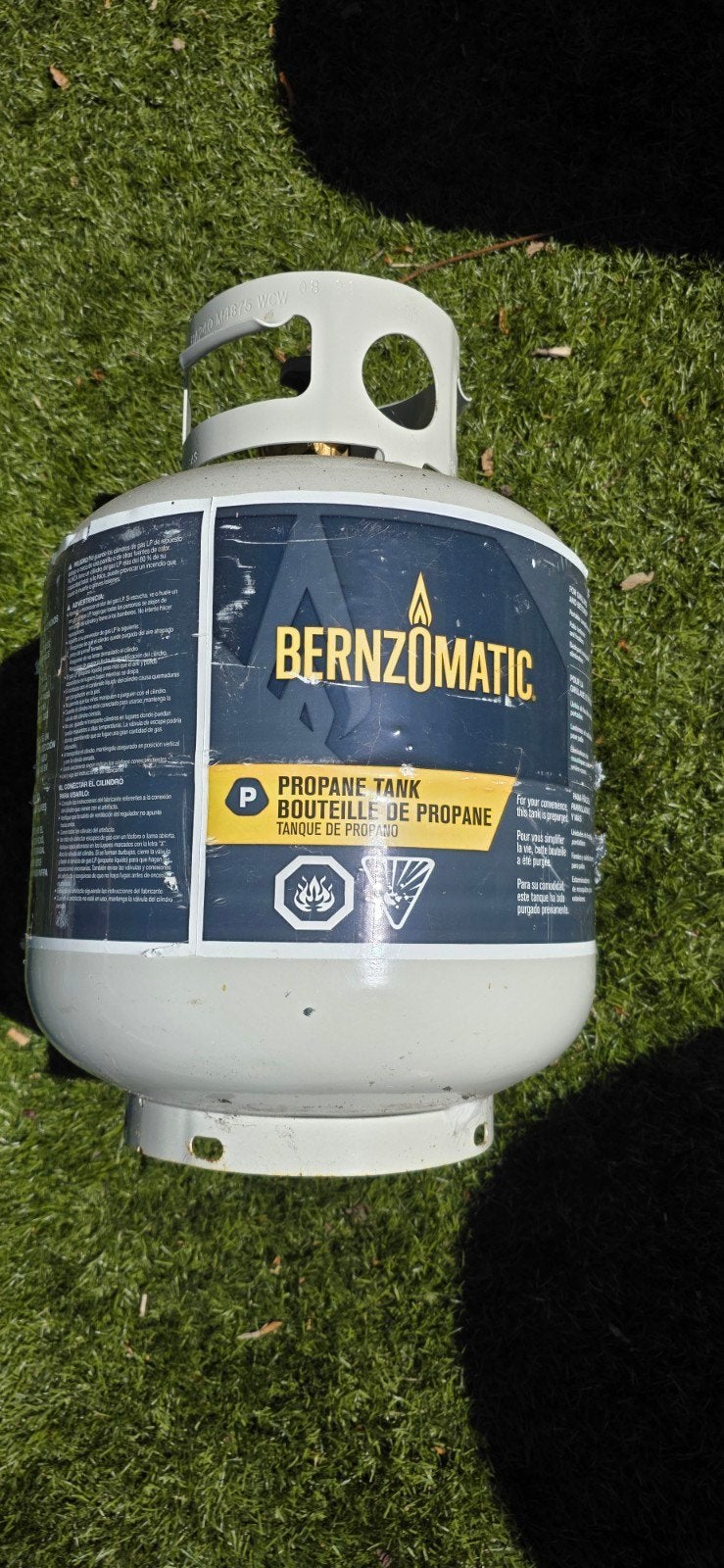 Amerikaanse gas fles voor 70% gevuld  THT 2033, Ophalen
