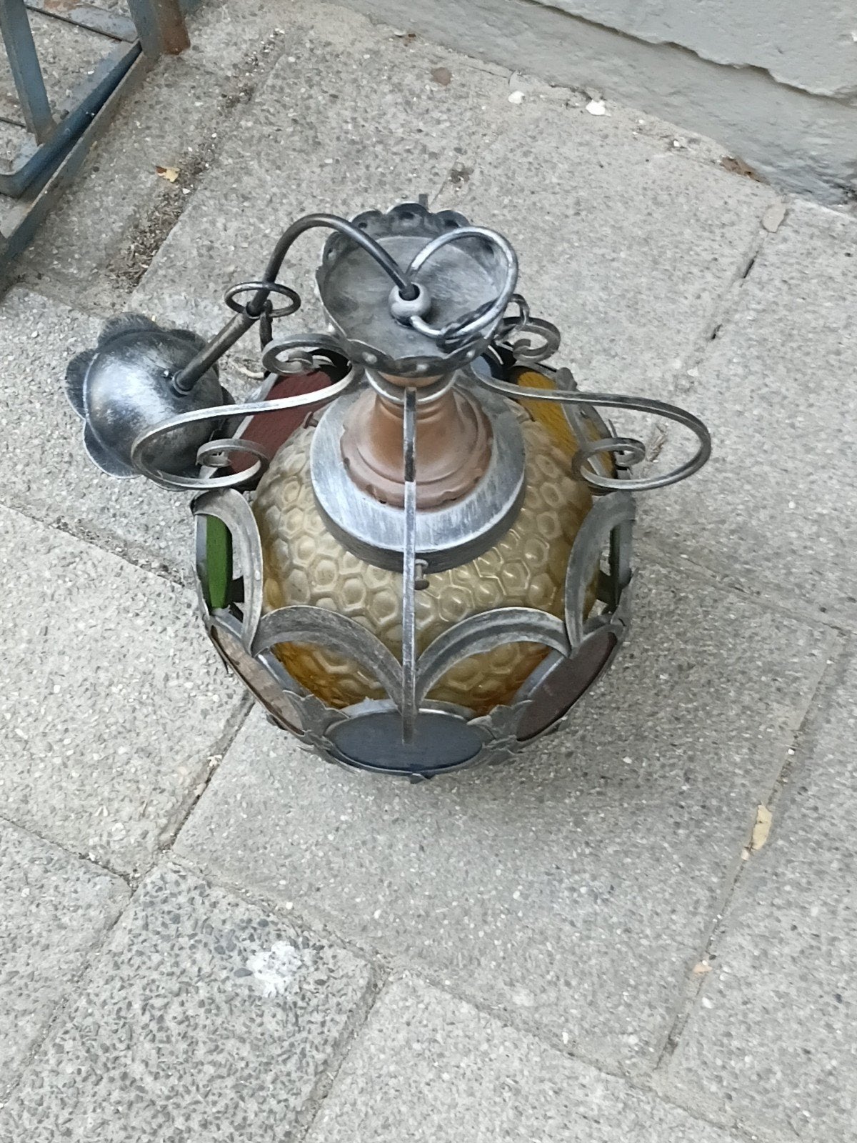 Vintage retro lamp, Antiek en Kunst, Antiek | Lampen, Ophalen of Verzenden