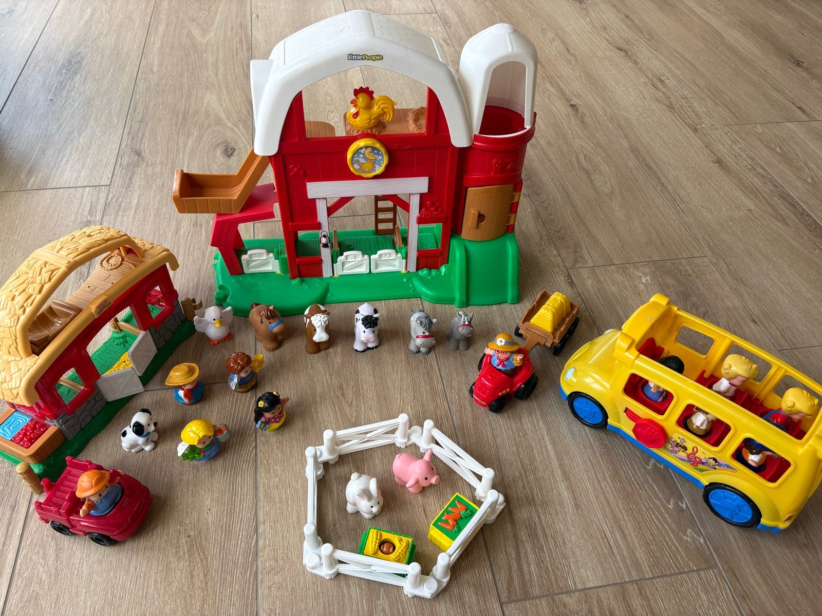 Grote Little Tikes Boerderij en Speelset met Voertuigen, Ophalen, Gebruikt, Overige typen, Met wieltjes