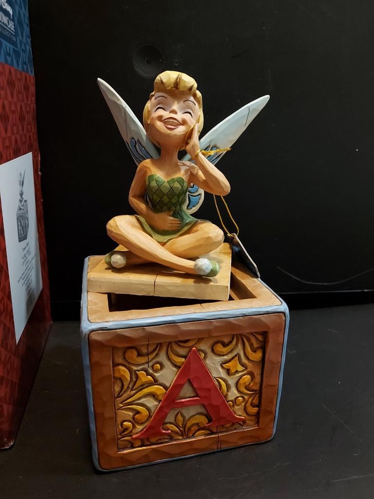Jim Shore Retired Disney Traditions Tinkerbell beeld, Verzamelen, Ophalen, Zo goed als nieuw, Beeldje of Figuurtje