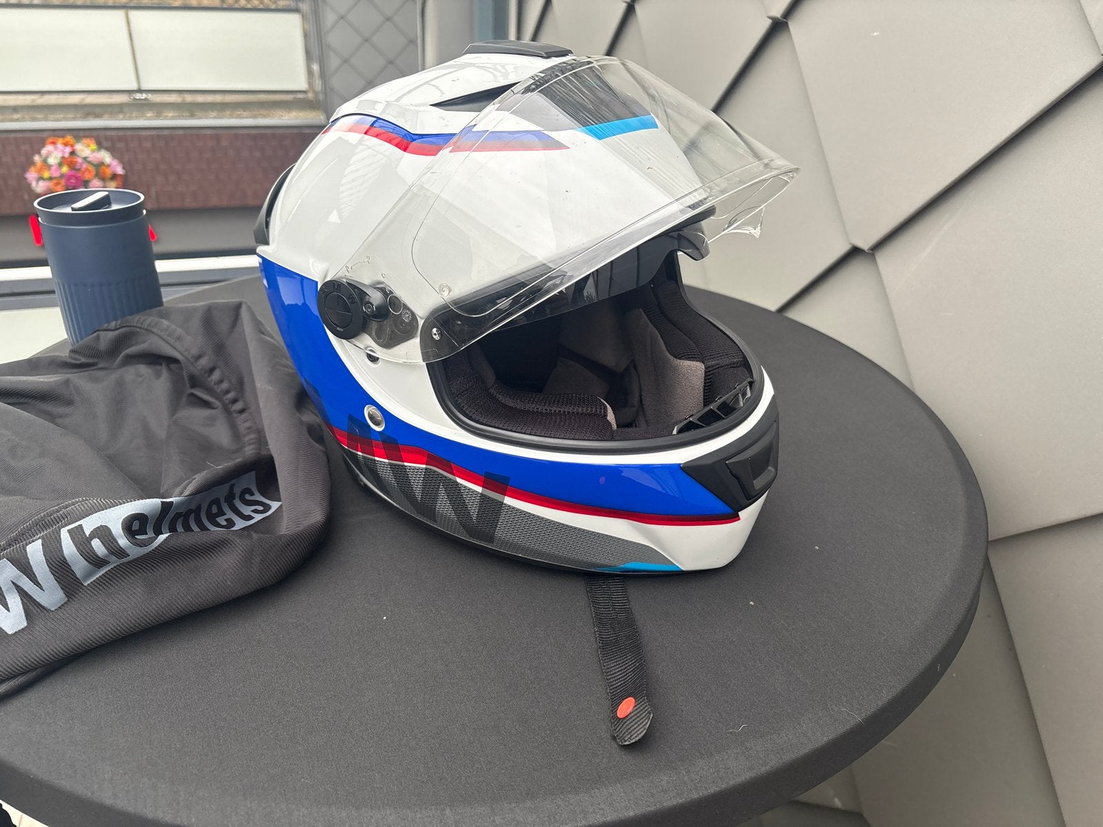 Integrale BMW helm maat L met Sena communicatie, Overige merken, Ophalen of Verzenden, Integraalhelm, L