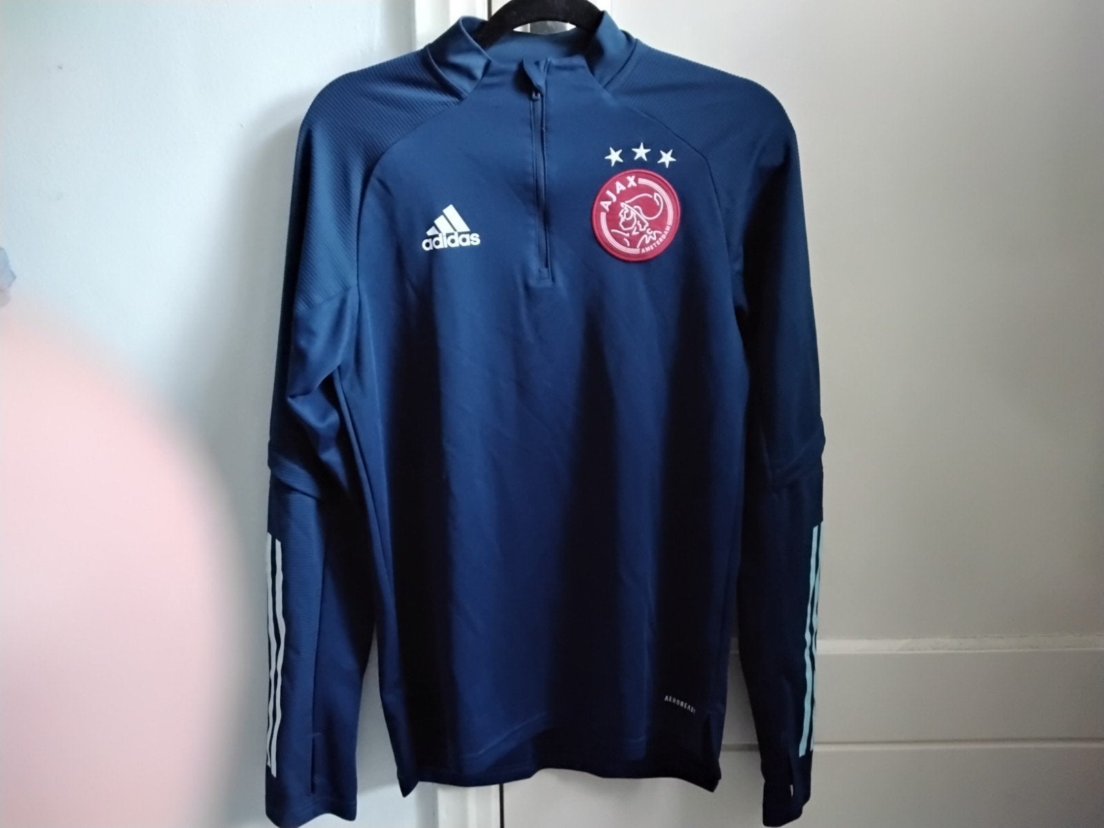ajax trainingsjack, Ophalen of Verzenden, Blauw, Voetbal