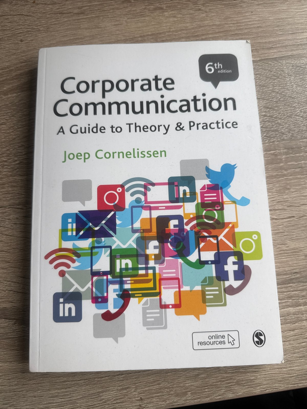 Corporate Communication - Joep Cornelissen (6e editie), Boeken, Ophalen of Verzenden, Gamma, Zo goed als nieuw, HBO