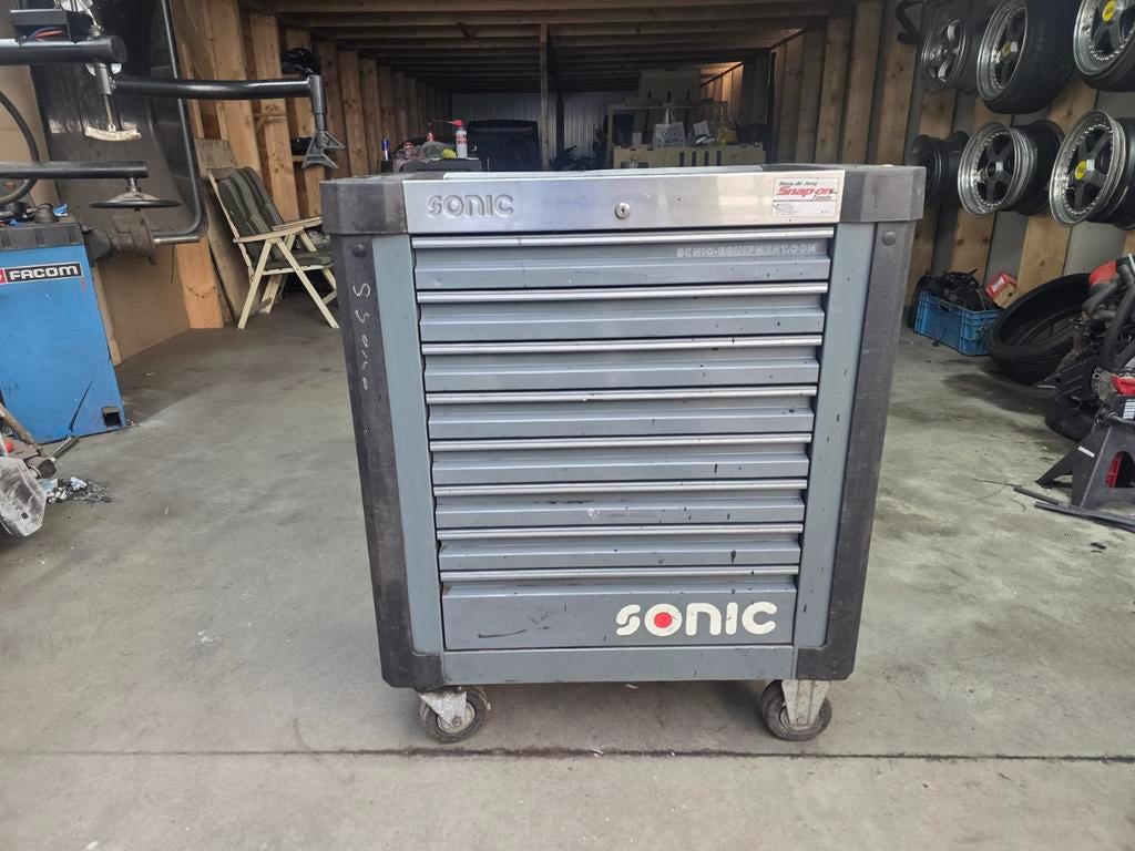 Lege Sonic s9 gereedschapswagen met foam inleg, Ophalen of Verzenden, Gebruikt