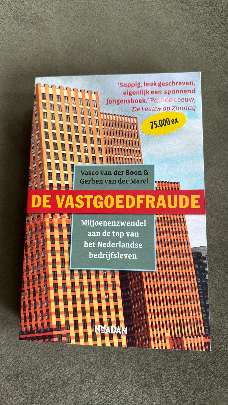Gerben van der Marel - De vastgoedfraude, Europa, Ophalen of Verzenden, Zo goed als nieuw, Gerben van der Marel; Vasco van der Boon