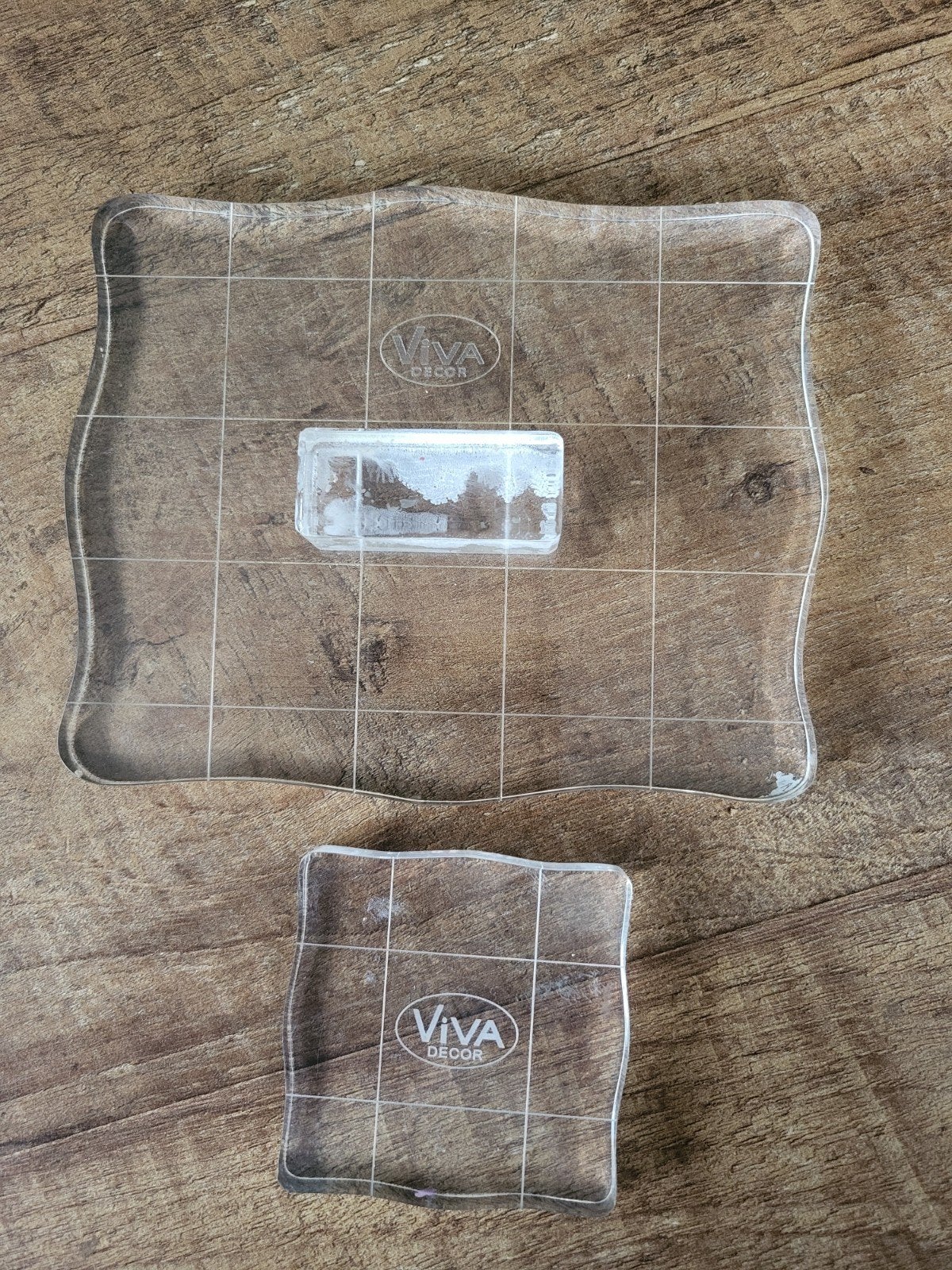 Viva acryl stempelblokken, Ophalen of Verzenden, Zo goed als nieuw, Inkt, Foam of Stempelhouder