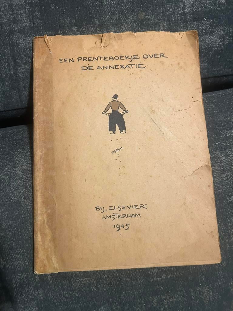 WO II 1945 de annexatie PRENTEBOEKJE, Ophalen of Verzenden, Overige onderwerpen, Tweede Wereldoorlog, Gelezen