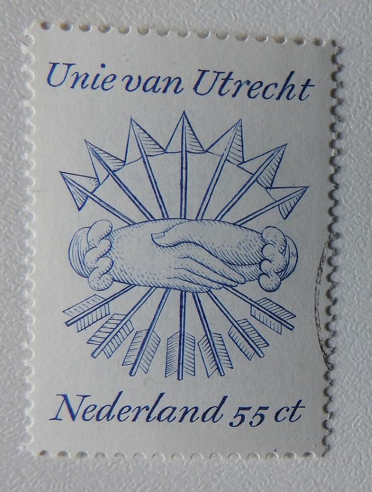 Postzegel Unie van Utrecht 1979, Postzegels en Munten, Verzenden, Na 1940, Gestempeld