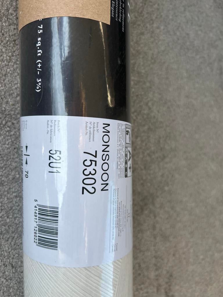 Arte Monsoon Behang 75302 - Nieuwe Rol, Ophalen of Verzenden, Beige