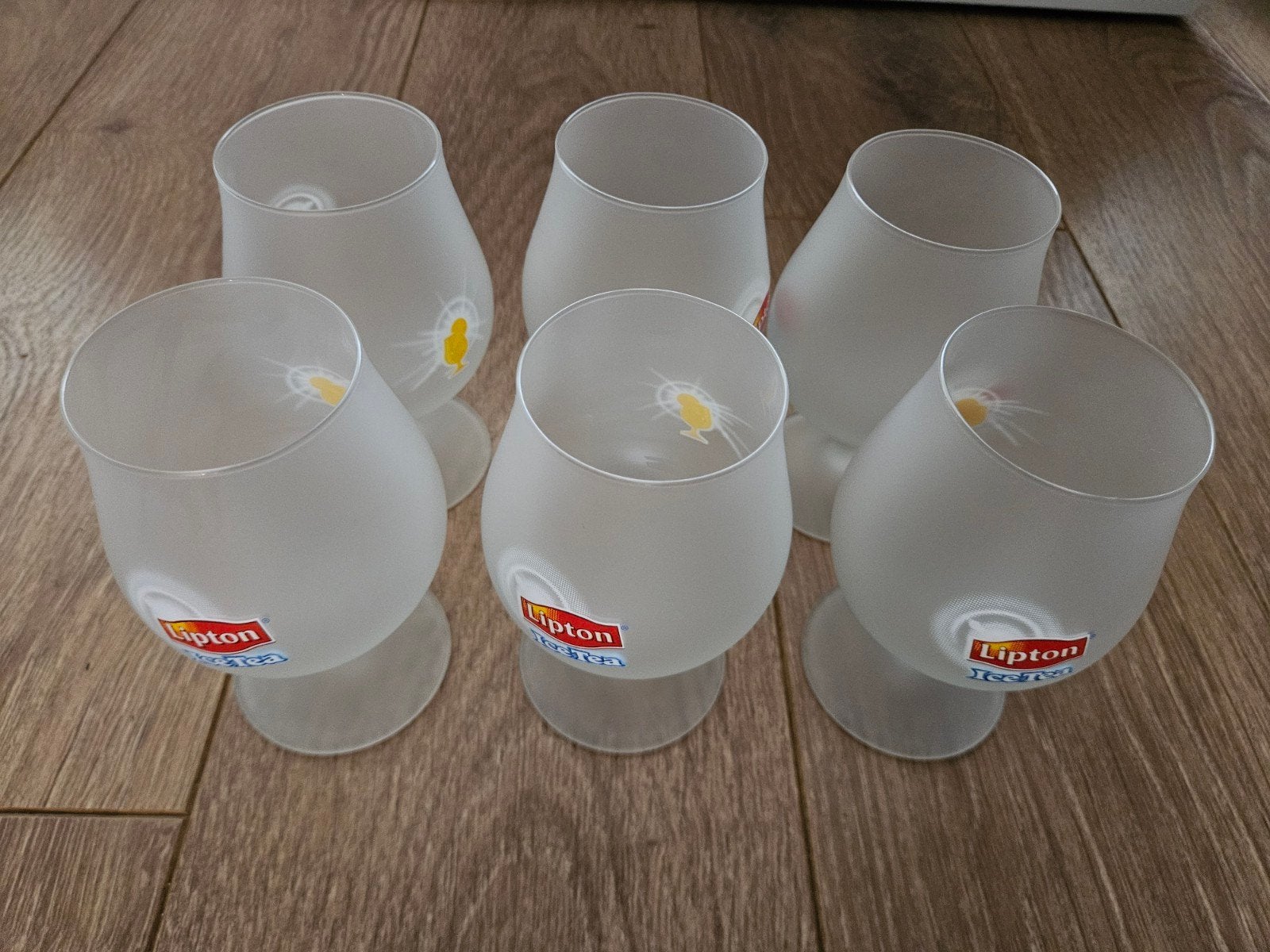 6 lipton glazen, Ophalen, Glas of Glazen, Overige stijlen, Glas