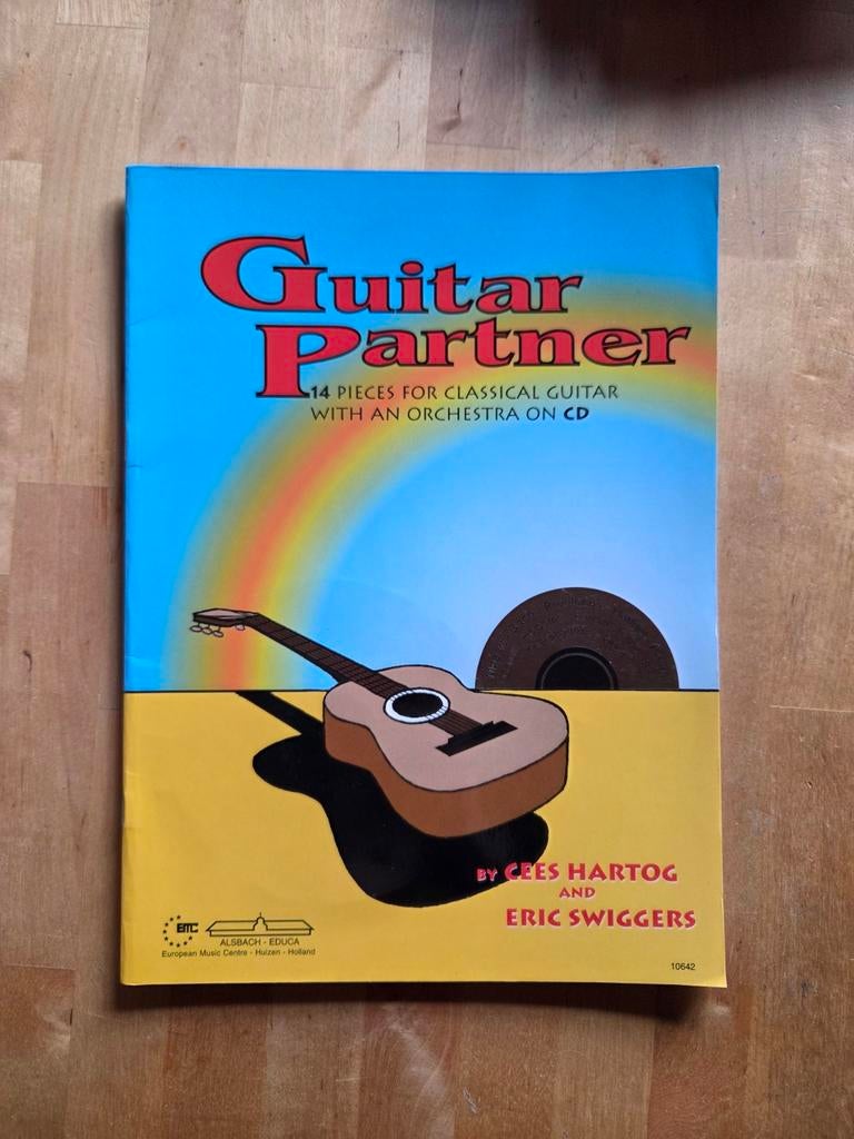 Guitar Partner - Cees Hartog met CD, Gitaar, Klassiek, Les of Cursus, Nieuw