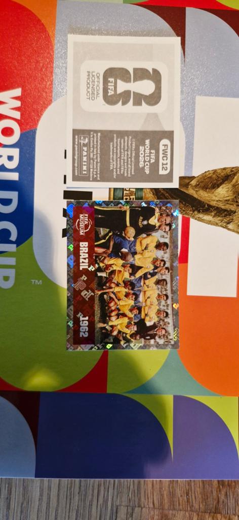 Panini Fifa Museum Brazil 1962 (FWC 12), Verzamelen, Stickers, Ophalen of Verzenden, Nieuw