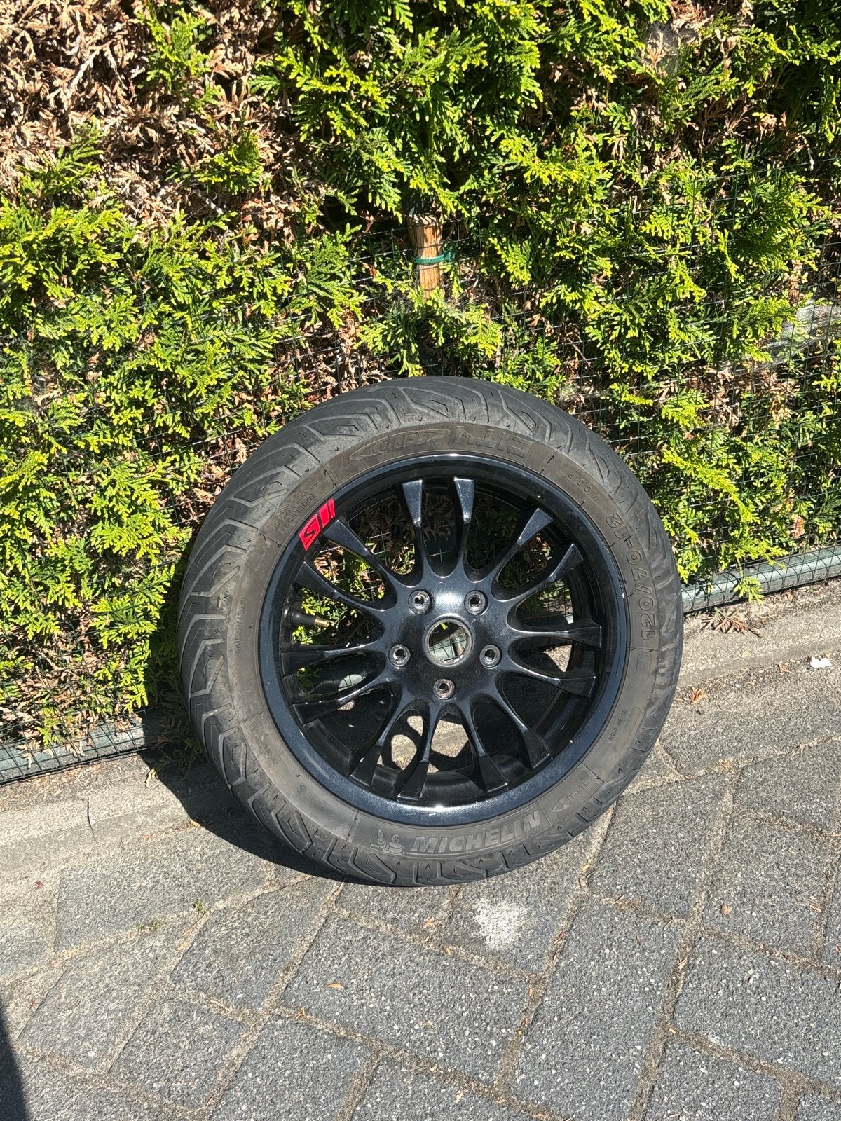 Vespa sprint velg met band, Ophalen of Verzenden, Gebruikt, Overige typen, Piaggio