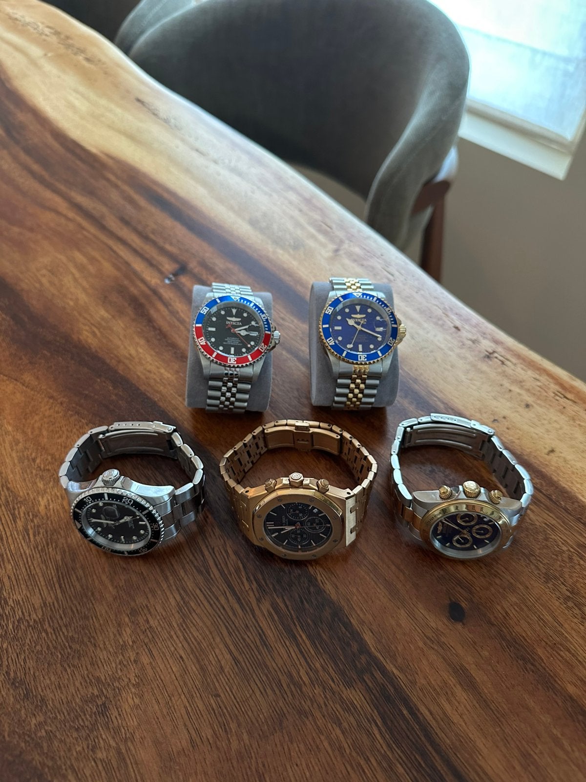 Invicta horloges te koop, Overige merken, Staal, Staal, Polshorloge