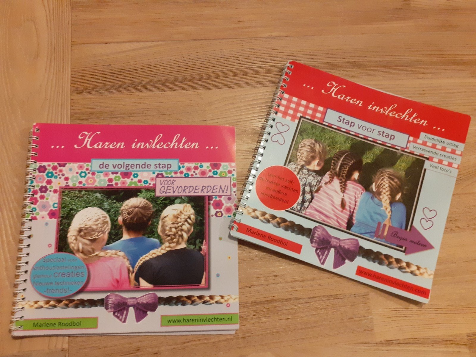 Haren invlechten boeken - Stap voor stap & Gevorderden, Marlene Roodbol, Ophalen of Verzenden, Zo goed als nieuw, Overige onderwerpen