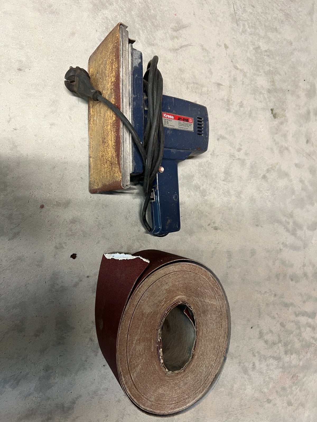 Kress schuurmachine, Ophalen, Gebruikt, Minder dan 600 watt, Vlakschuurmachine