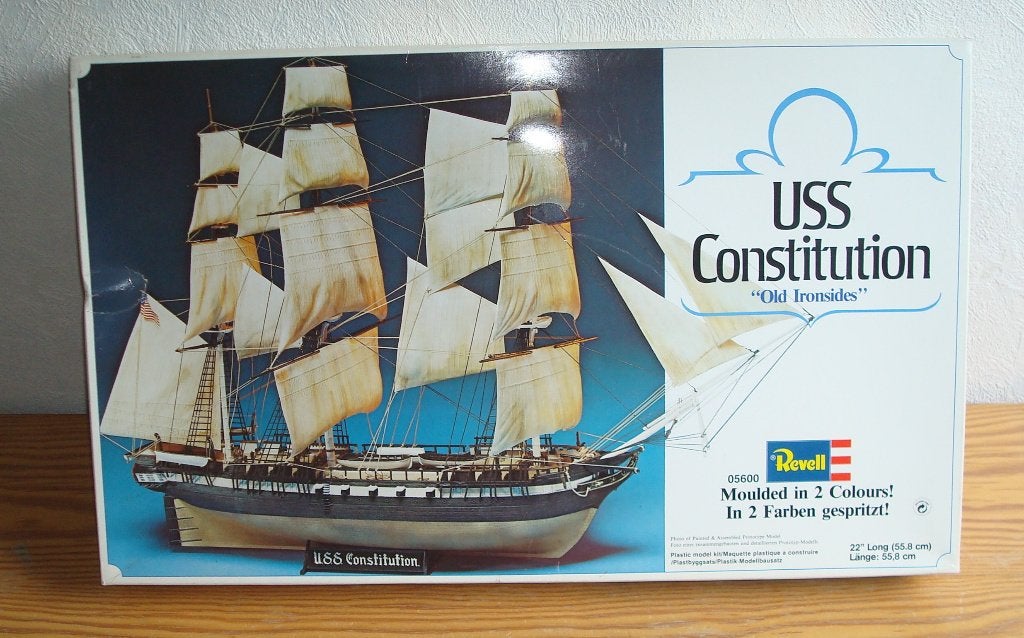 Revell USS Constitution "Old Ironsides" modelbouwschip, Ophalen of Verzenden, Zo goed als nieuw, 1:32 tot 1:50, Revell