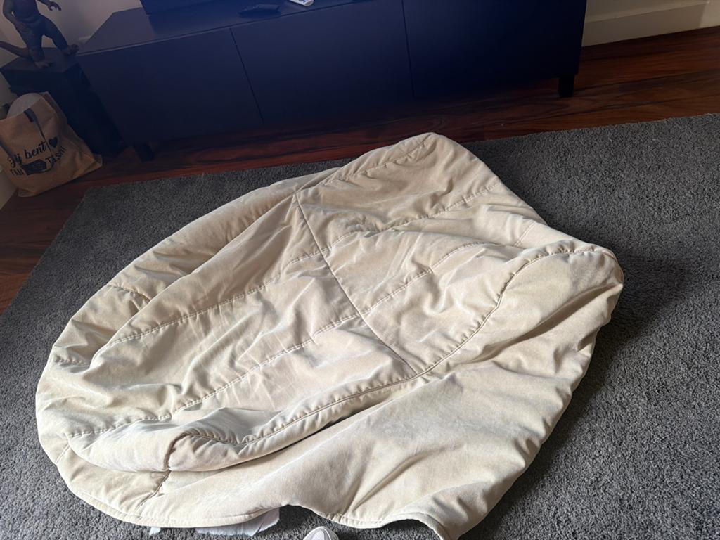 Hoes IKEA Lycksele uitklapbed - Beige, Ophalen, Gebruikt, Tweepersoons, Beige