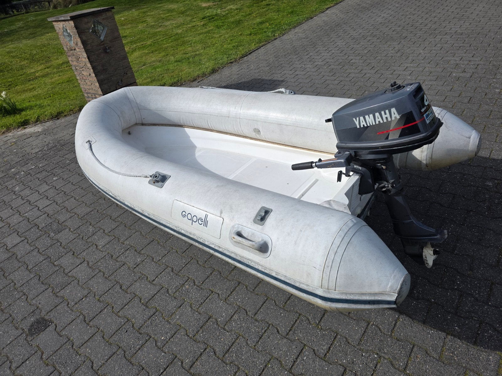 Leuke cappeli rib 310 + yamaha 4 pk 2takt, Inclusief motor, Zo goed als nieuw, Ophalen, Polyester/glasvezel