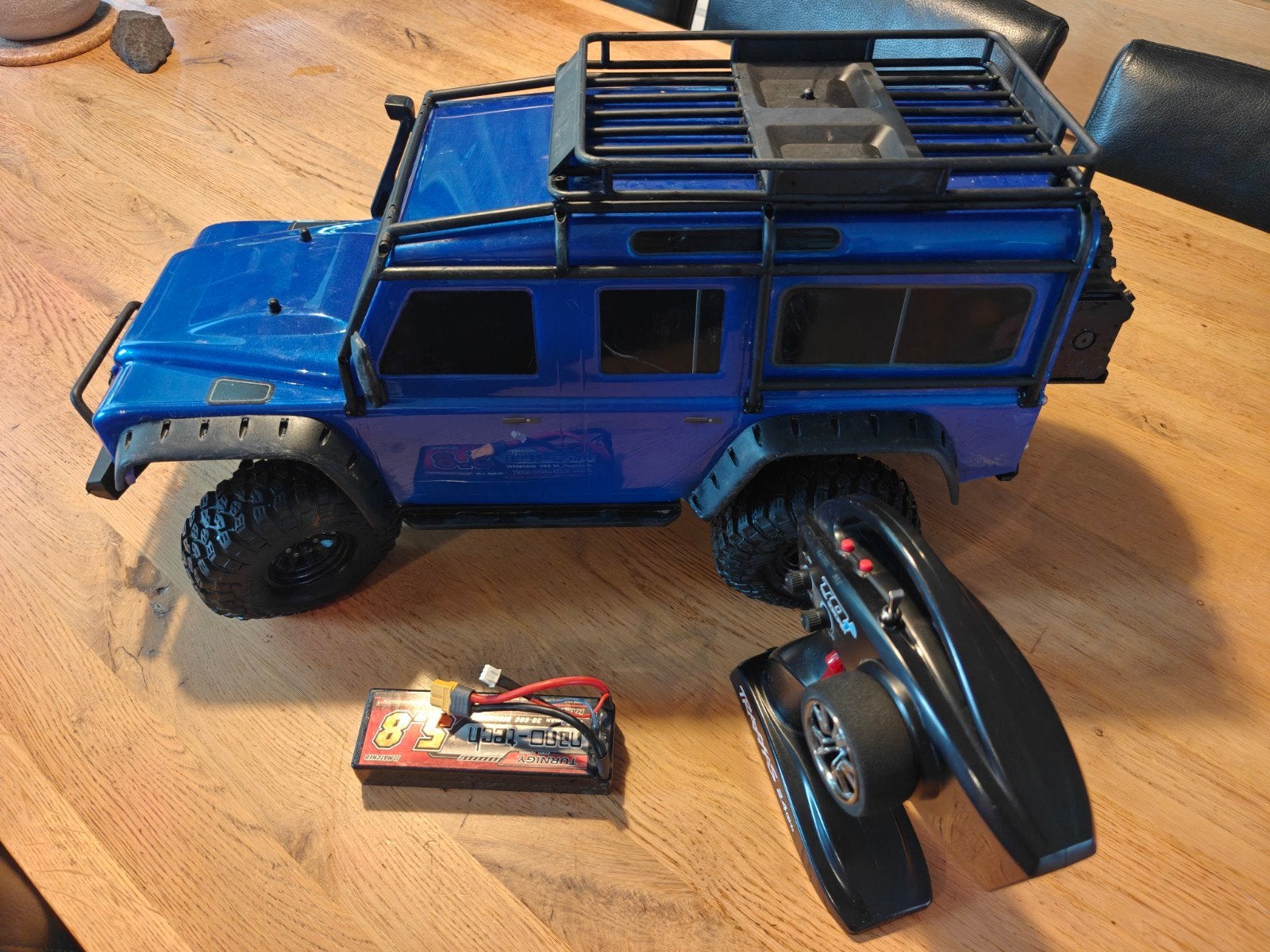 Traxxas TRX4 Defender RC Crawler - Zo goed als nieuw, Hobby en Vrije tijd, Overige merken, Auto, Groter dan 1:32, Ophalen of Verzenden