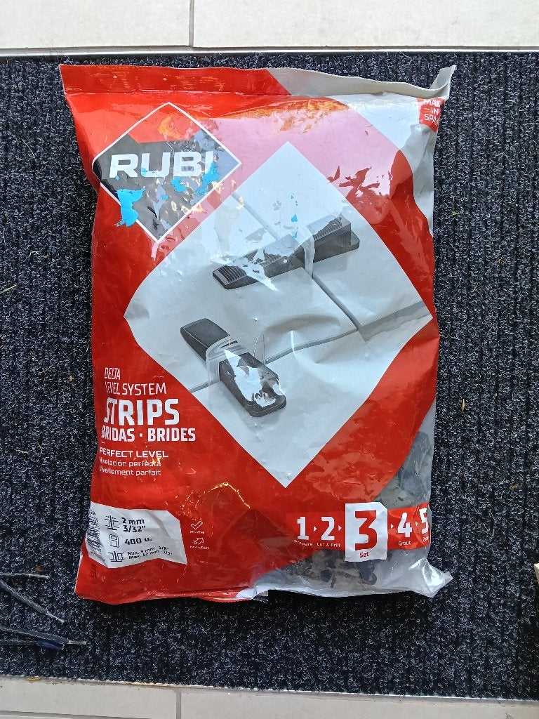 NIEUW RUBI Delta level system clips 2 mm 400 stuks, Ophalen, Overige materialen, Nieuw, Minder dan 20 cm