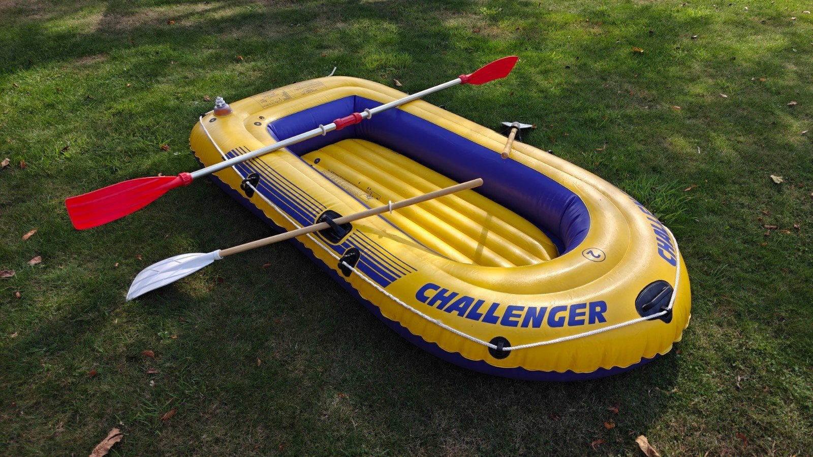 Opblaasboot intex challenger 2, Kinderen en Baby's, Ophalen, Zo goed als nieuw