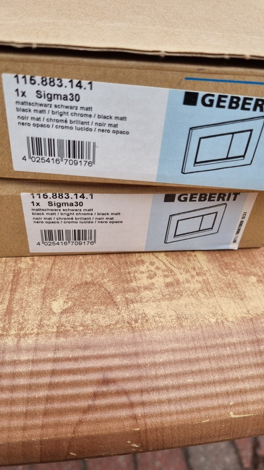 Geberit Sigma30 Bedieningsplaat Mat Zwart/Chroom, Ophalen of Verzenden, Nieuw, Chroom, Toilet