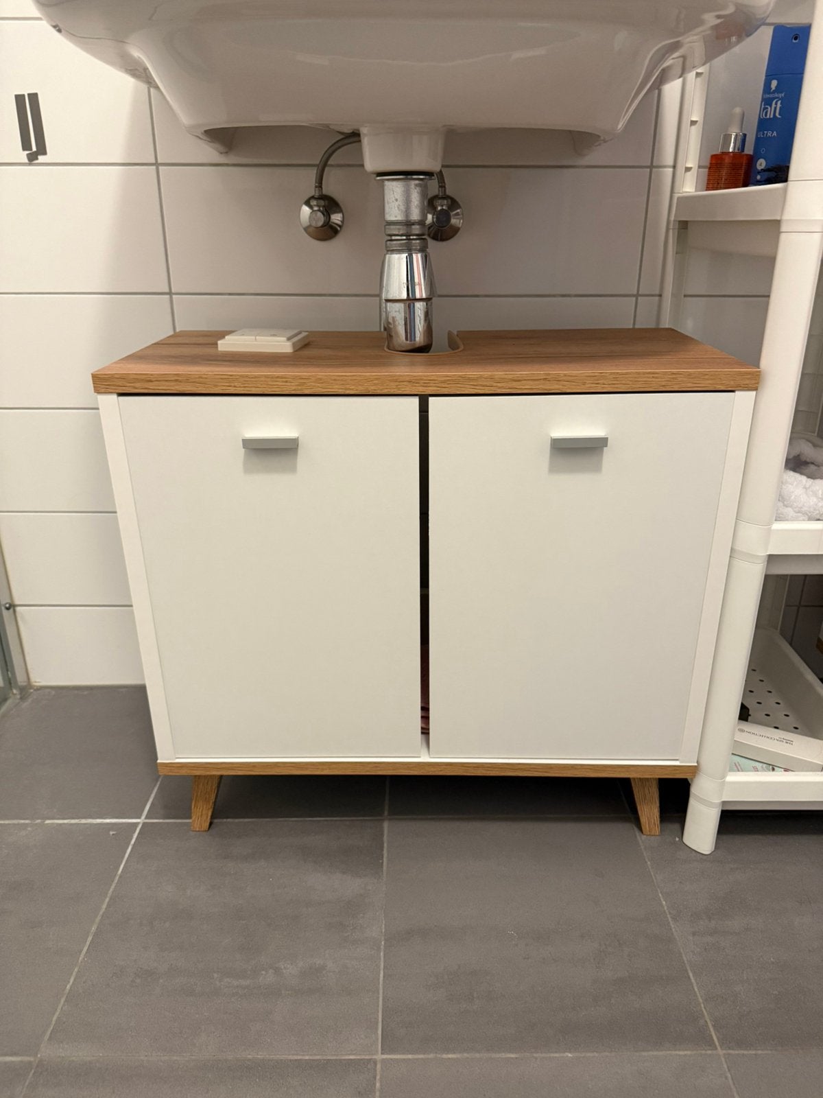 Wastafelonderkast 2 stuks, Ophalen, 50 tot 100 cm, Zo goed als nieuw, Minder dan 100 cm