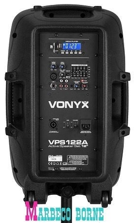 Luidspreker set met statieven, Speaker set, Plug & play 800W, Inclusief kabels, Vonyx, Overige typen, Nieuw