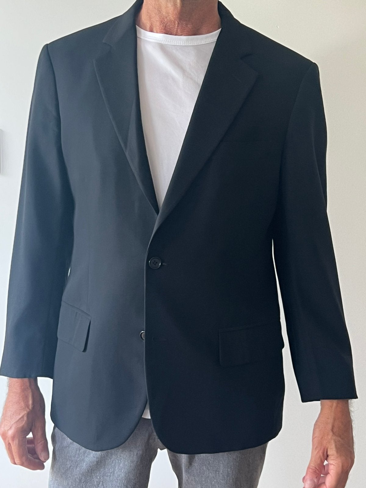 Zwart colbert van Cerruti, mt 48, Verzenden, Zo goed als nieuw, Maat 48/50 (M), Zwart