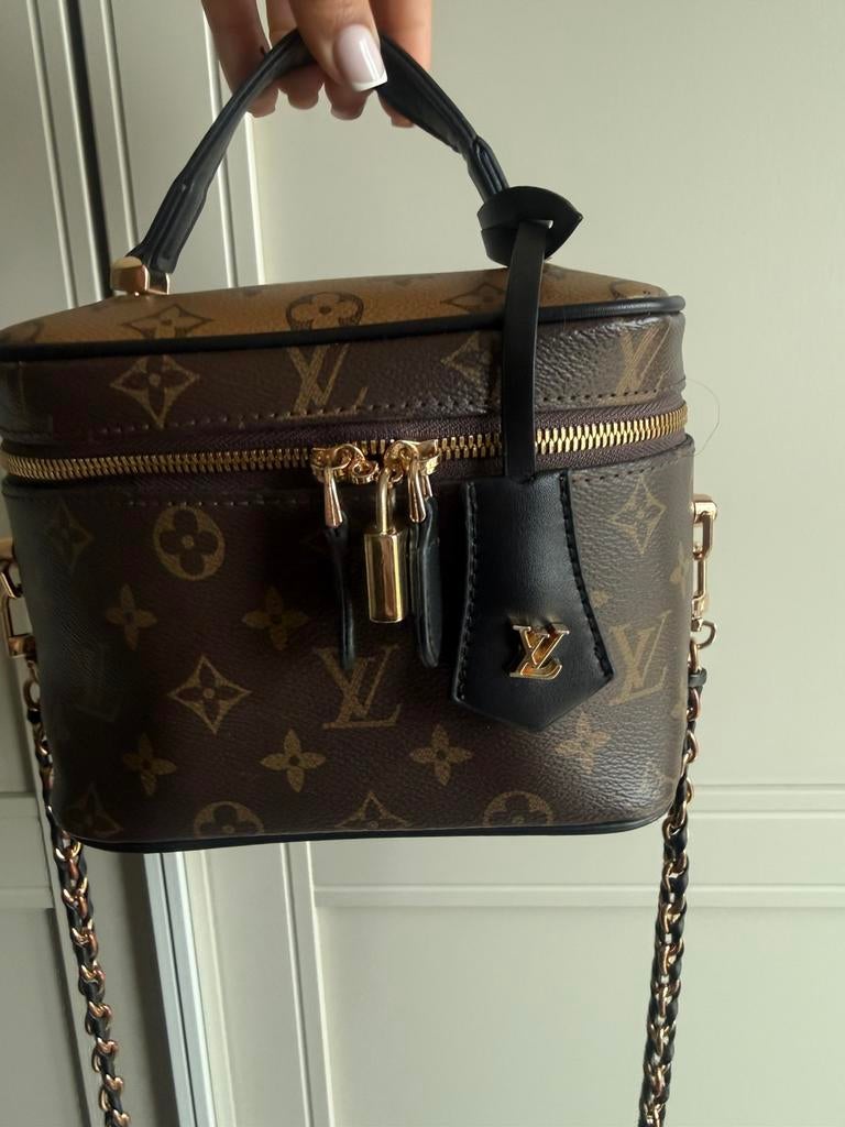 Louis Vuitton Vanity, Sieraden, Tassen en Uiterlijk, Tassen | Damestassen, Ophalen of Verzenden, Zo goed als nieuw, Bruin, Handtas